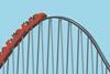 An illustration of a rollercoaster to illustrate the ups and downs of teacher training