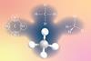 Different representations of the bonds in methane