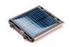 Solar battery on white background