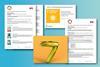 An image showing the pages available in the downloads with corn in the shape of a 7 in the foreground.